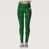 Scotstee Clan Dunbar Hunting Crest Tartan Women Leggings (Voorkant)