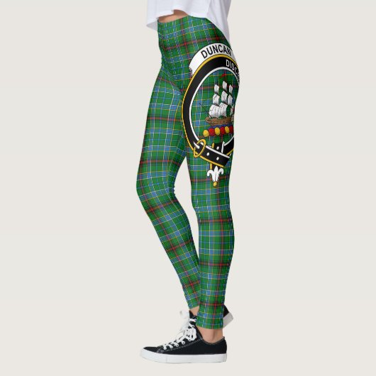Scotstee Clan Duncan Sketraw Crest Tartan Women Leggings (Links)
