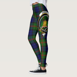 Scotstee Clan Dundas Crest Tartan Vrouwen Leggings