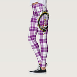 Scotstee Clan Dunlop Dress Crest Tartan Vrouwen Leggings