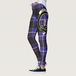 Scotstee Clan Dunlop Modern Crest Tartan Vrouwen Leggings