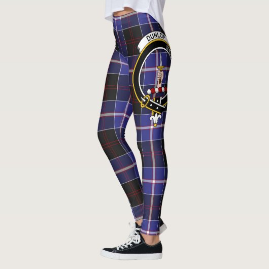 Scotstee Clan Dunlop Modern Crest Tartan Vrouwen Leggings (Links)