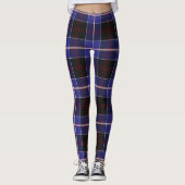Scotstee Clan Dunlop Moderne Tartan Vrouwelijke Le Leggings (Voorkant)