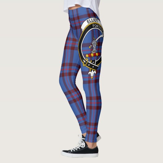 Scotstee Clan Elliot Crest Tartan Vrouwen Leggings (Links)