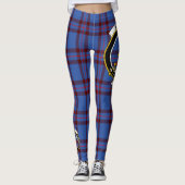 Scotstee Clan Elliot Crest Tartan Vrouwen Leggings (Voorkant)
