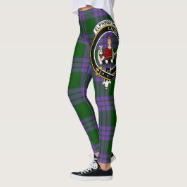 Scotstee Clan Elphinstone Crest Tartan Vrouwen Leggings