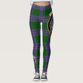 Scotstee Clan Elphinstone Crest Tartan Vrouwen Leggings (Voorkant)