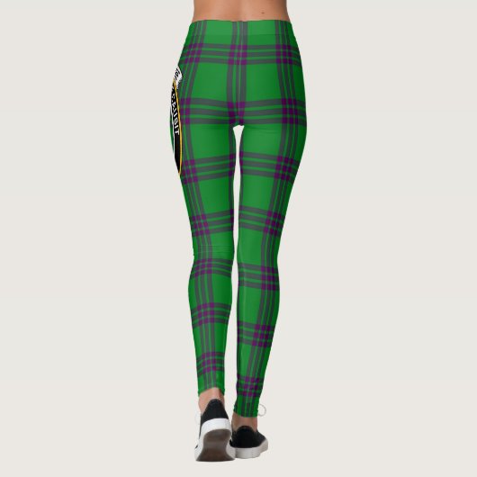 Scotstee Clan Elphinstone Hunting Crest Tartan Leggings (Achterkant)