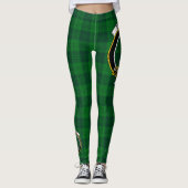 Scotstee Clan Erskine Hunting Crest Tartan Vrouwen Leggings (Voorkant)