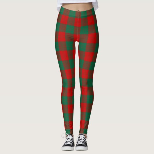 Scotstee Clan Erskine Tartan Vrouwen Leggings (Voorkant)