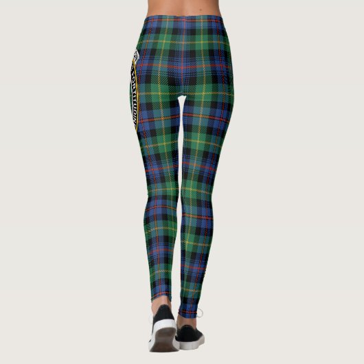 Scotstee Clan Farquharson Ancient Crest Tartan Leggings (Achterkant)
