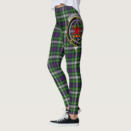 Scotstee Clan Farquharson Crest Tartan Vrouwen Leggings (Links)