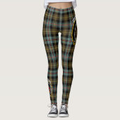 Scotstee Clan Farquharson Weathered Crest Tartan Leggings (Voorkant)