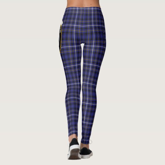 Scotstee Clan Fleming Crest Tartan Vrouwen Legging (Achterkant)