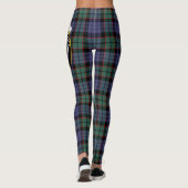 Scotstee Clan Fletcher Modern Crest Tartan Vrouwen Leggings (Achterkant)
