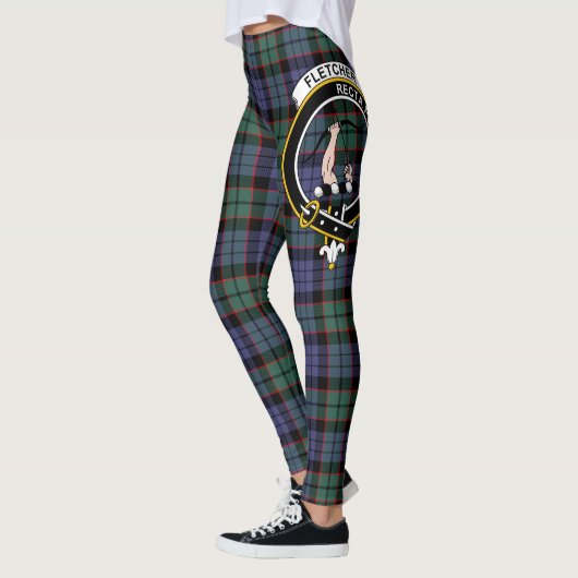Scotstee Clan Fletcher Modern Crest Tartan Vrouwen Leggings (Links)