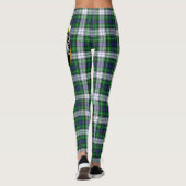 Scotstee Clan Forbes Dress Crest Tartan Vrouwen Leggings (Achterkant)