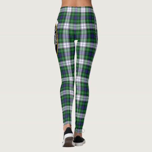 Scotstee Clan Forbes Dress Crest Tartan Vrouwen Leggings (Achterkant)