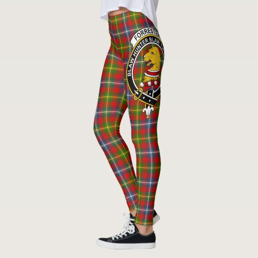 Scotstee Clan Forrester Crest Tartan Women Legging (Links)