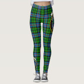 Scotstee Clan Forsyth Modern Crest Tartan Vrouwen Leggings (Voorkant)