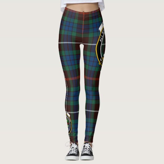 Scotstee Clan Fraser Hunting Ancient Crest Tartan Leggings (Voorkant)