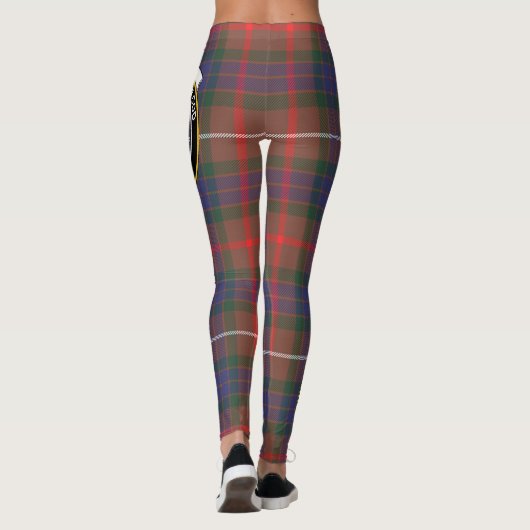 Scotstee Clan Fraser Hunting Modern Crest Tartan Leggings (Achterkant)