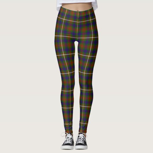 Scotstee Clan Fraser Hunting Tartan Women Leggings (Voorkant)