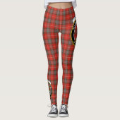 Scotstee Clan Fraser Weathered Crest Tartan Vrouwe Leggings (Voorkant)