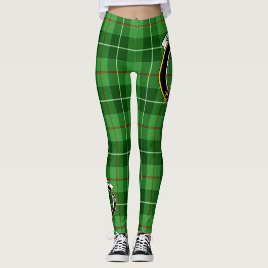 Scotstee Clan Galloway District Crest Tartan Vrouw Leggings (Voorkant)