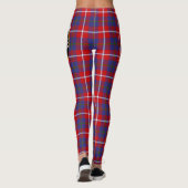 Scotstee Clan Galloway District Crest Tartan Vrouw Leggings (Achterkant)