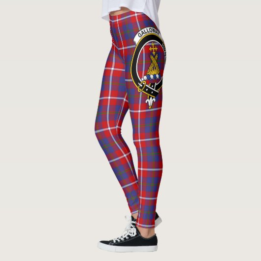 Scotstee Clan Galloway District Crest Tartan Vrouw Leggings (Links)