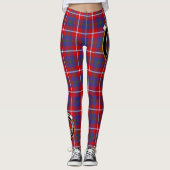 Scotstee Clan Galloway District Crest Tartan Vrouw Leggings (Voorkant)