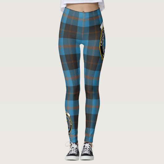 Scotstee Clan Garden Crest Tartan Vrouwen Leggings (Voorkant)
