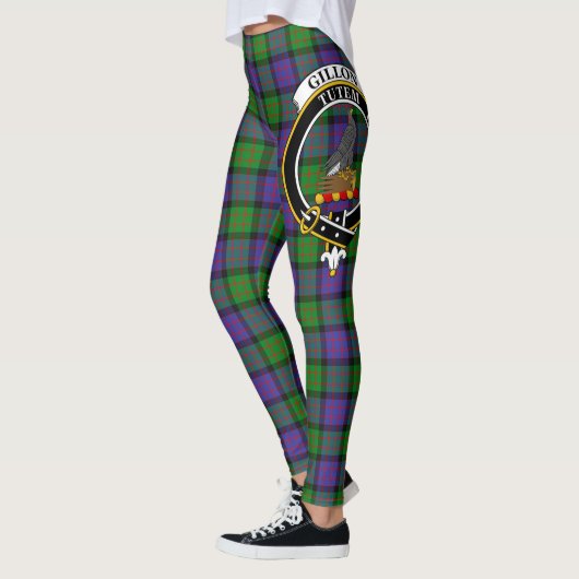 Scotstee Clan Gillon Crest Tartan Vrouwen Leggings (Links)