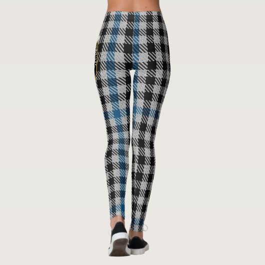 Scotstee Clan Gladstone Crest Tartan Vrouwen Legge Leggings (Achterkant)