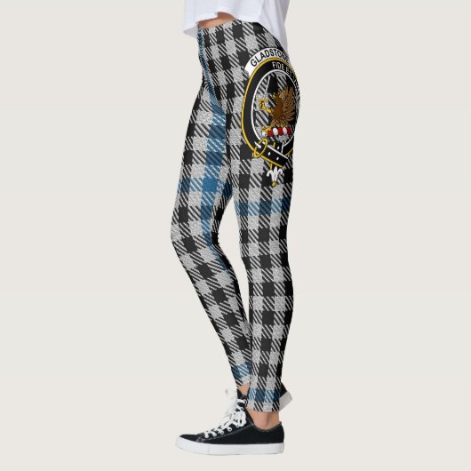 Scotstee Clan Gladstone Crest Tartan Vrouwen Legge Leggings (Links)