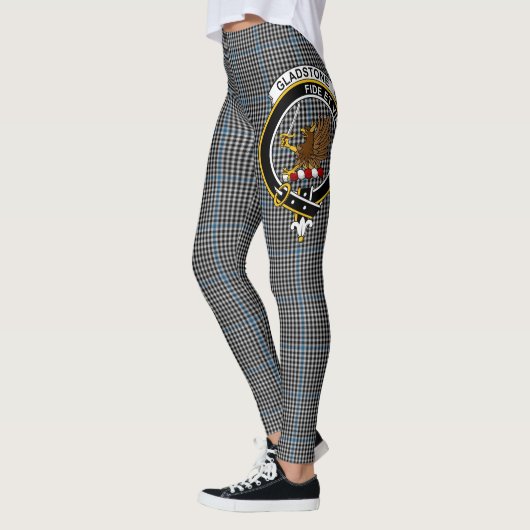 Scotstee Clan Gladstone Hunting Crest Tartan Vrouw Leggings (Links)