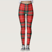 Scotstee Clan Glas Red Tartan Vrouwen Leggings (Voorkant)