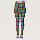 Scotstee Clan Glass Crest Tartan Vrouwen Leggings (Voorkant)