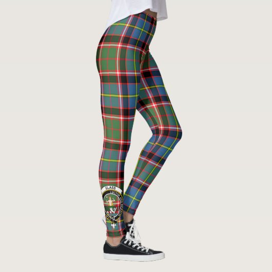 Scotstee Clan Glass Crest Tartan Vrouwen Leggings (Rechts)