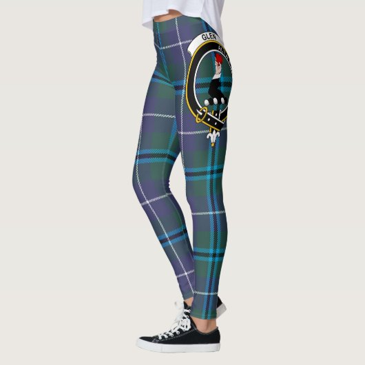 Scotstee Clan Glen Crest Tartan Dames Leggings (Links)
