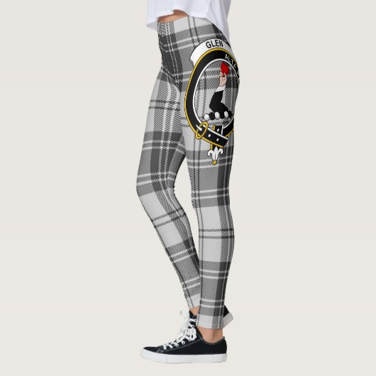 Scotstee Clan Glen Gray Crest Tartan Vrouwen Legge Leggings (Links)