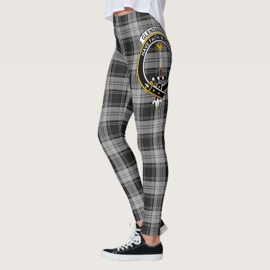 Scotstee Clan glendinning Crest Tartan Vrouwen Leggings (Links)