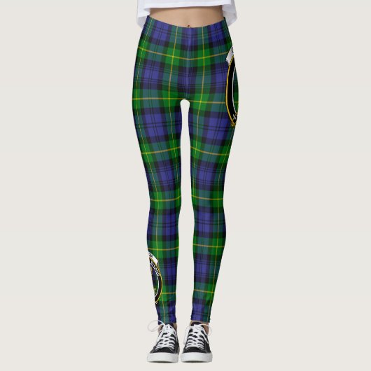 Scotstee Clan Gordon Crest Tartan Women Leggings (Voorkant)