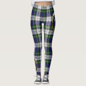 Scotstee Clan Gordon Dress Modern Crest Tartan Leggings (Voorkant)