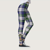 Scotstee Clan Gordon Dress Modern Crest Tartan Leggings (Rechts)