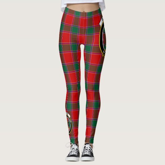 Scotstee Clan Gordon of Abergeldie Crest Tartan Leggings (Voorkant)