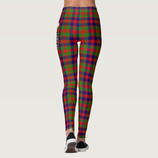 Scotstee Clan Gow Crest Tartan Vrouwen Leggings (Achterkant)