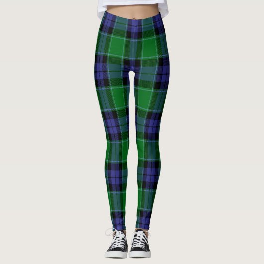 Scotstee Clan Graham of Menteith Modern Tartan Leggings (Voorkant)