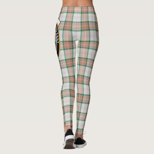 Scotstee Clan Grant of Auchsmencrest Tartan Leggings (Achterkant)